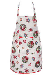 Кухонний Новорічний фартух Іграшковий зорепад