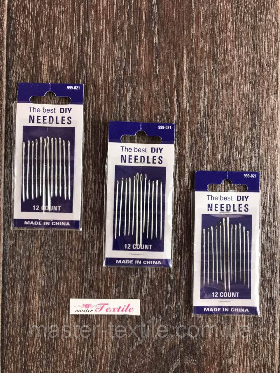 Голки швейні NEEDLES (12 шт.) ручні