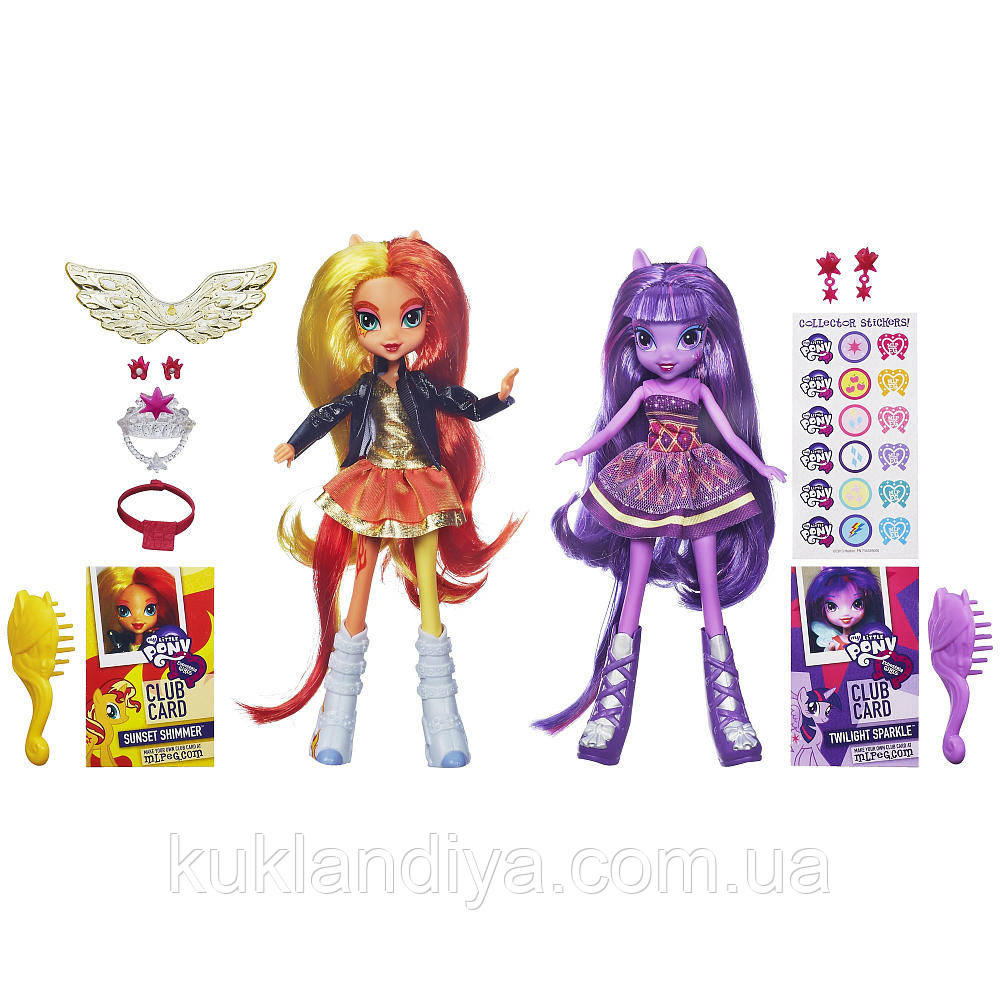 Набір ляльок My Little Pony Equestria Girls Сансет Шимер і Твайлайт Спаркл (A3997)