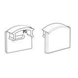 Заглушка для профілю ЛП7 пластмасова, фото 2