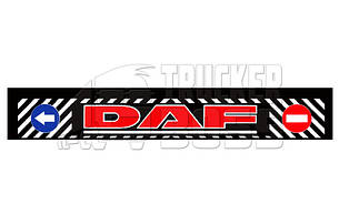 Бризковик на бампер "DAF" червоний 2400*350мм