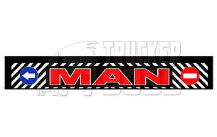 Бризковик на бампер "MAN" червоний 2400*350мм