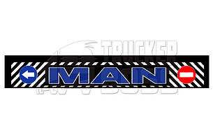 Бризковик на бампер "MAN" синій 2400*350мм