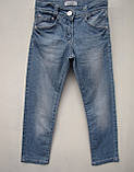 Модні літні джинси з паєтками для дівчаток 92,98,104,110,116,122 зросту, фото 2
