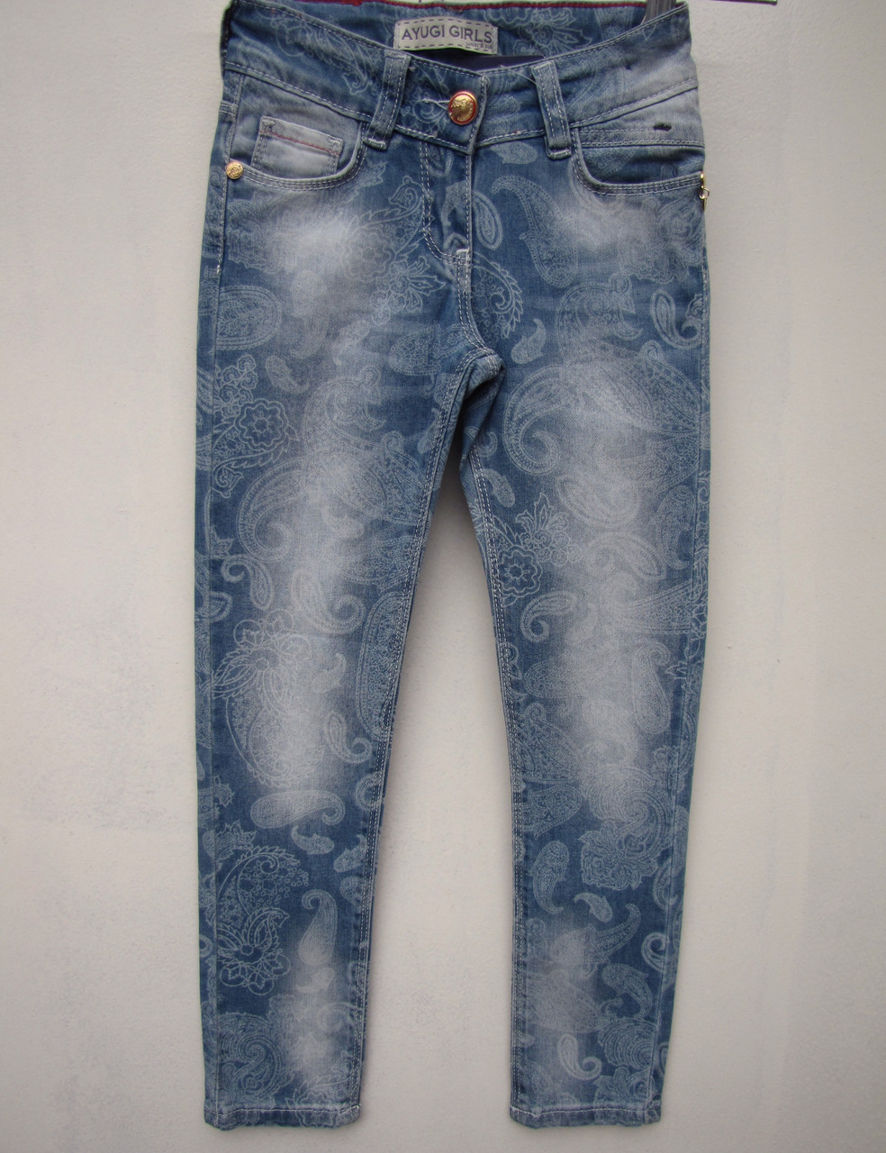 Стильні джинси для дівчаток 116,122,128,140 зросту Ayugi Туреччина