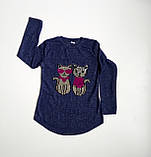 Туніка для дівчинки Кішки , паєтки змінюють колір 122-128, фото 3