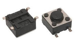 Кнопка тактова 6x6x4,3 mm SMD 4pin