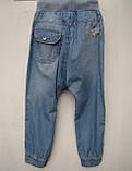 Джинси для дівчаток літні 104,110,116,122,128 зросту Матня, фото 2