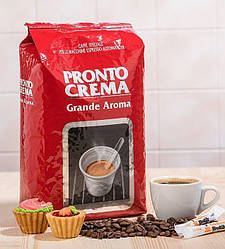 Кава в зернах Lavazza Pronto Crema Grande Aroma суміш 80% Арабіка і 20% Робусти 1кг Італія Оригінал