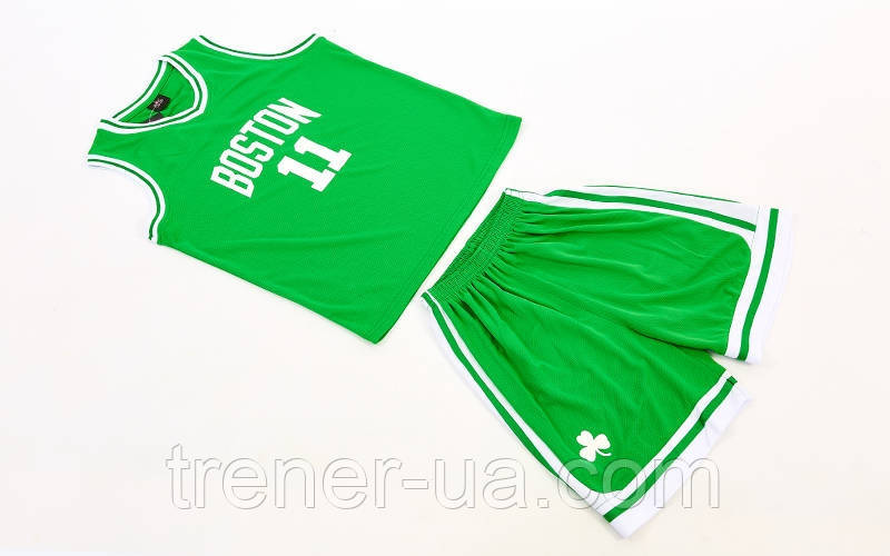 Форма баскетбольна підліткова NBA Boston зелений, фото 1