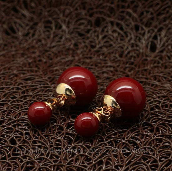 Сережки "Mise en Di Red", фото 1