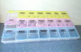 Пластикова антистатична коробка для компонентів(21 осередок)