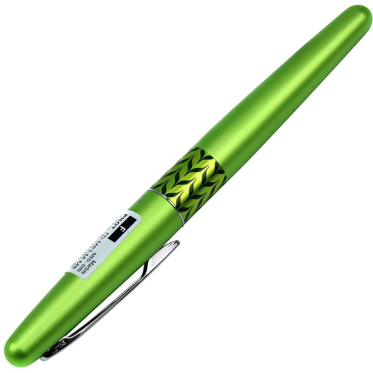Ручка чорнильна "Pilot" світло-зелений металік, "мармур" №FD-MR3-M-MB-E, фото 1