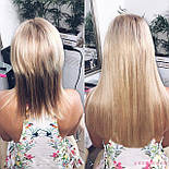 Слов'яне волосся на капсулах 60 см. Колір #Полуничний блонд, фото 6