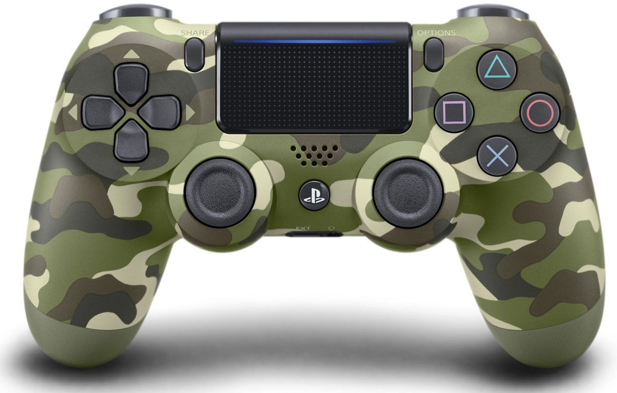 PlayStation Геймпад бездротовий PlayStation Dualshock v2 Green Cammo