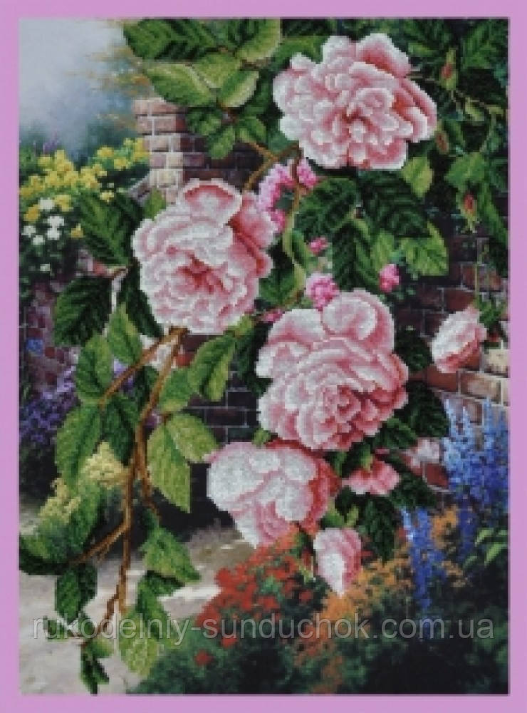 Набор для вышивки бисером ТМ "Картины бисером" Цветы в саду Р-233 - фото 1 - id-p809766539