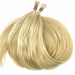 Слов'яне волосся на капсулах 60 см. Колір #Холодний блонд