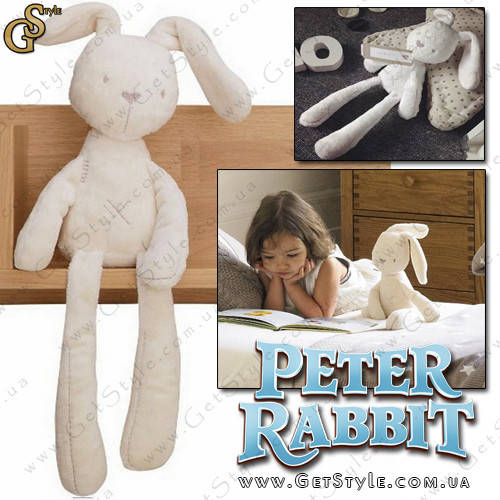 

Плюшевый зайка Peter Rabbit 50 см, Белый