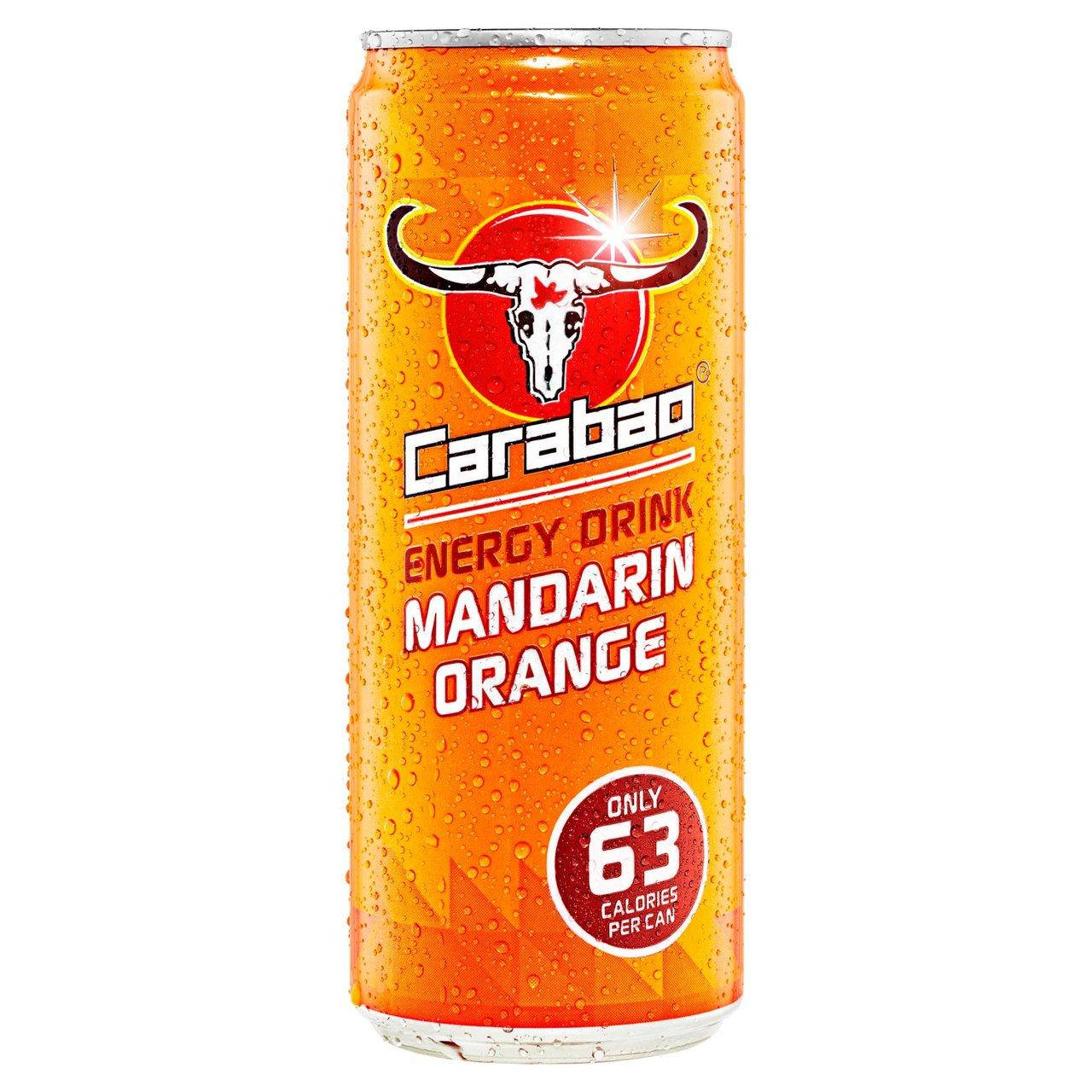 

Carabao Energy Drink Mandarin Orange 330 ml