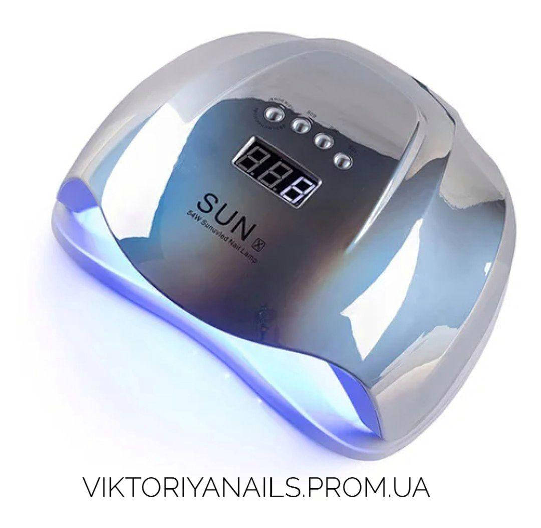 

Лампа SUN X, UV + LED 54 Вт, Зеркальная серебро