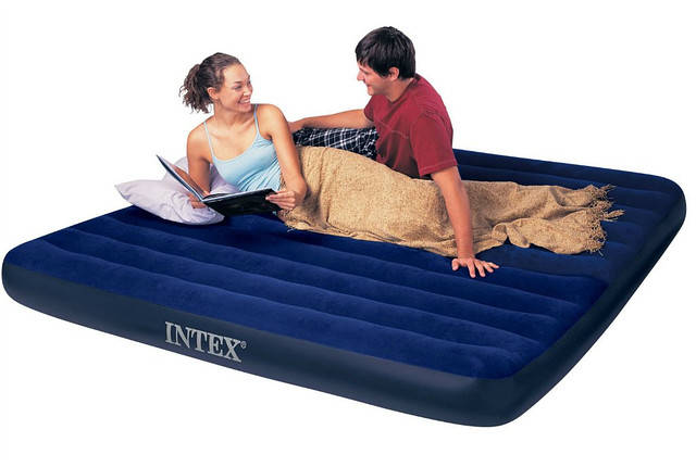 

Надувной матрас Intex 64755 (183х203х25 см), Синий