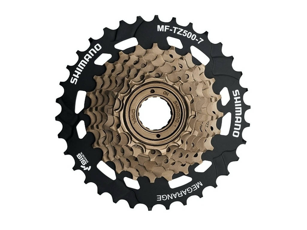 

Трещотка Shimano MF-TZ-500-7 MEGARANGE набор 14-34T без защиты