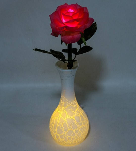 

Сувенирная Роза в вазочке с LED-подсветкой LP-10 (ночник, светильник)
