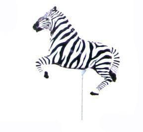 

МІНІ фігура "Зебра" чорна, Черный