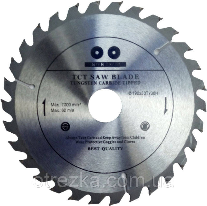 Пила дискова з твердосплавною напайкою " Inter-craft" 230*32 z36