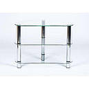 Тумба для ТВ зі скла у вітальню Кутова БЦ-Стол, фото 2