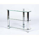 Тумба для ТВ зі скла у вітальню Кутова БЦ-Стол, фото 3