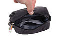 Чоловіча текстильна сумка 231-1 чорна, фото 4