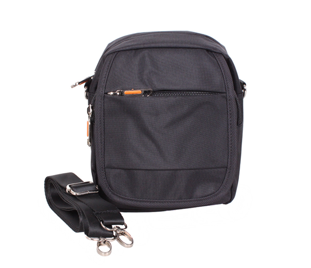 Чоловіча текстильна сумка 231-1 чорна, фото 1