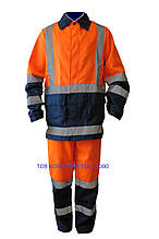 Напівкомбінезон з курткою "Рефлекс", помаранчево-синій (залишок розмірів 56-58 і 60-62)