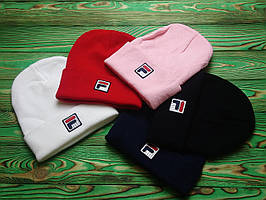 Стильна шапка fila логотип вишит