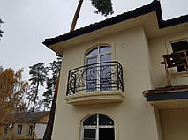 Кованые перила на балкон 4