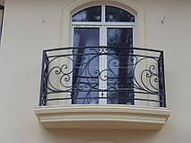 Кованые перила на балкон 5