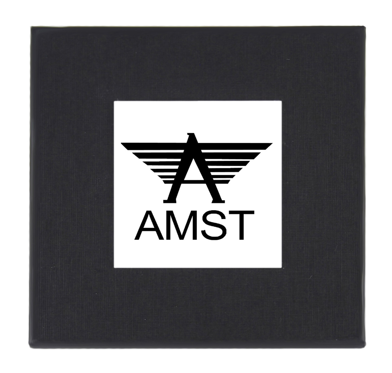 Черная подарочная коробка AMST для наручных часов - фото 2 - id-p810152365