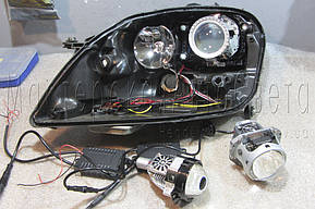 Mercedes-Benz GL 450 (X164) - инсталляция квадро Bi-Led линз Подробнее: https://headlightuning.kiev.ua/p808874974-mercedes-benz-450.html 1