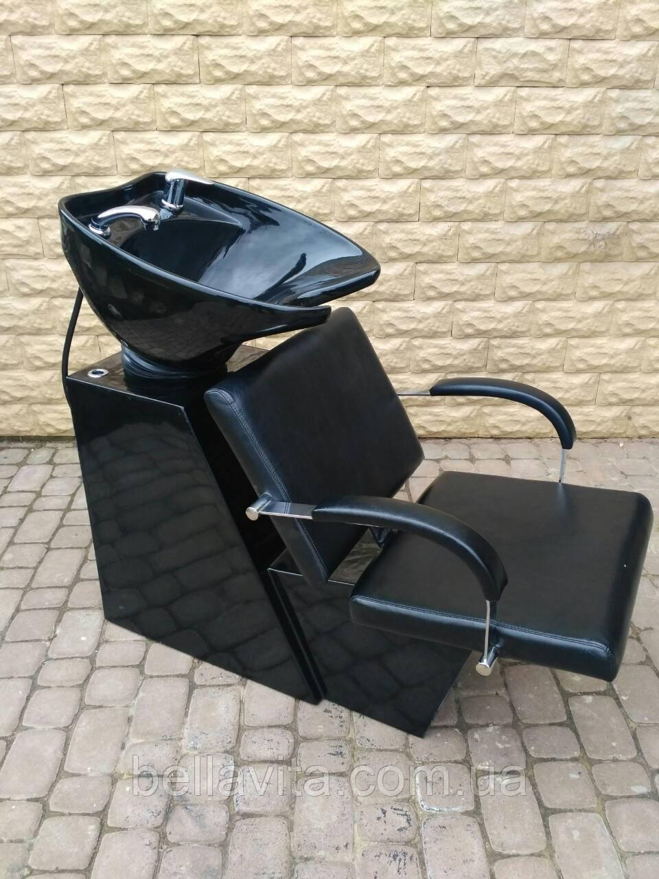 Мийка перукарня Dark з кріслом Helio