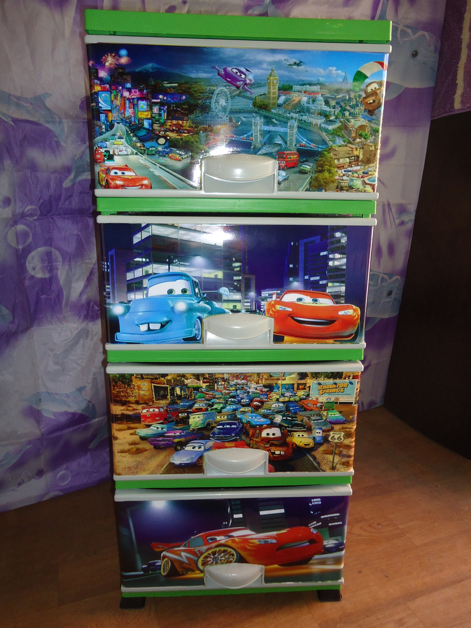 Комод пластиковий тачки elif