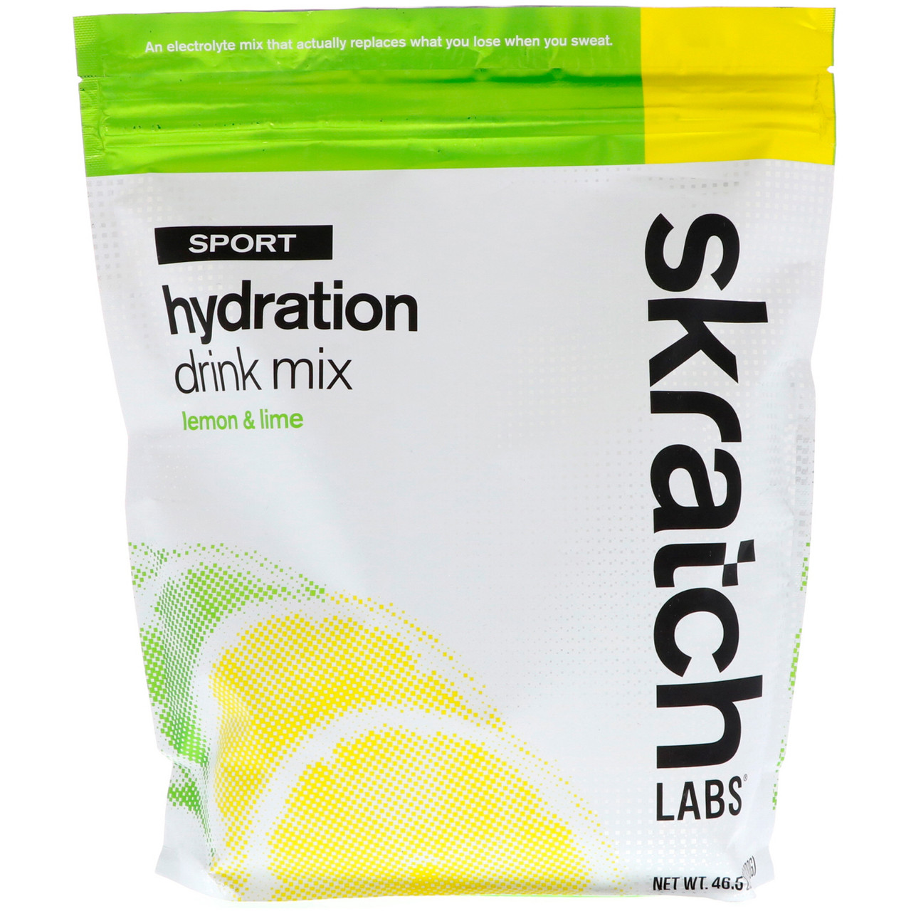 SKRATCH LABS, Sport Hydration Drink Mix, Lemon & Lime, 46.5 oz (1,320 g)