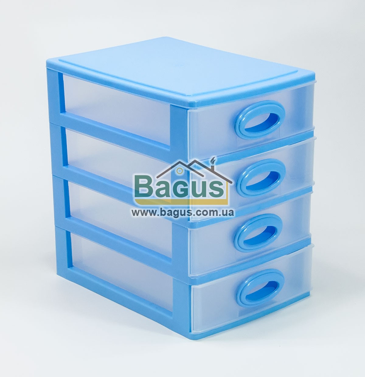 Комод пластиковий "Міні" на 4 ящики 27х19х27см СИЙОН Консенсус