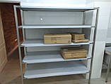 Стелажі з неіржавкої сталі на 5 полиць 1000/400/1800 мм, фото 7