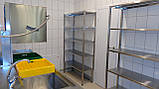 Стелажі з неіржавкої сталі на 5 полиць 1000/400/1800 мм, фото 9