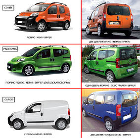 Кузовні запчастини для Fiat Qubo 2008-