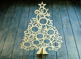 Декоративні ялинки з фанери