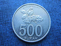 Монета 500 рупий Индонезия 2003 алюминий