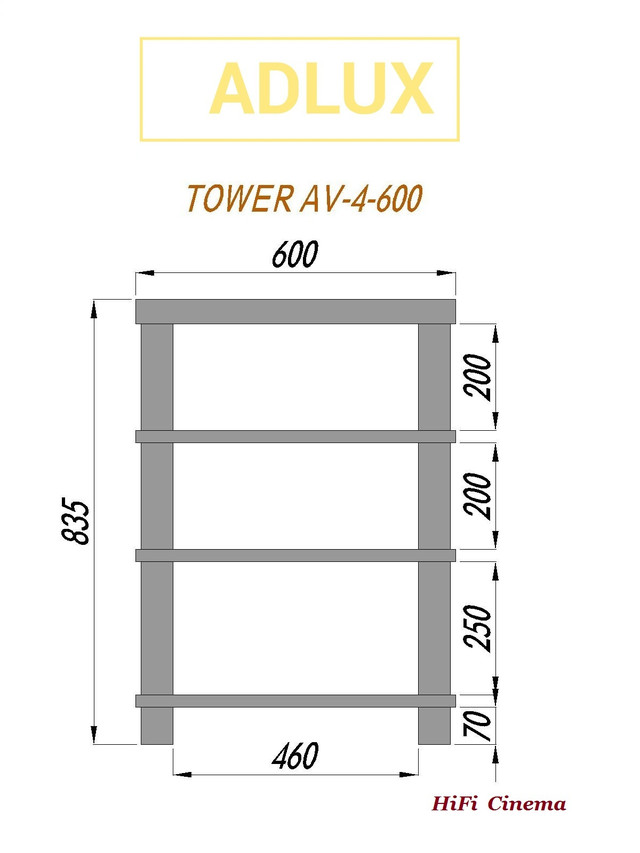 ADLux Tower AV-4-600 Technical Data