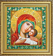 Набор для вышивки бисером ТМ "Картины бисером" Икона Божией Матери Касперовская Р-313